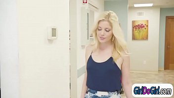 Charlotte Stokely sees patient Whitney Wright and wants to have her.She puts on a doctors coat  and says she needs to run some tests.She starts with nipples and moves to her pussy.She licks it and facesits her patient.They end with 69ing